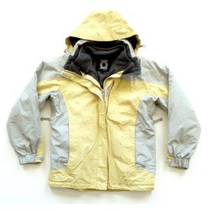 VTG Mens 3-in-1 Snowboard Ski Jacket Hooded Ozone Parka (fits Womens M/L)